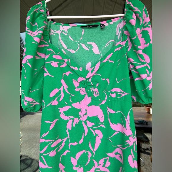 Vero moda size Large green floral dress - Picture 4 of 5